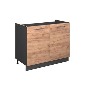 Vicco SPODNÁ SKRINKA POD DREZ Fame-Line, Dub Goldkraft/antracitová, 100 cm, AP Oak vyobraziť