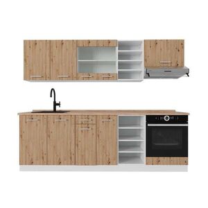 Vicco KUCHYNSKÝ KÚT R-Line Dub remeselný/biely 240 cm , AP Oak vyobraziť