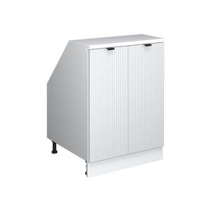 Vicco ŠIKMÁ SKRIŇA Rion Biele zvlnenie 60 x 81.6 cm s 2 dverami, korpus skrine hĺbka 60 cm vyobraziť