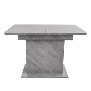 Modfu ROZŤAHOVACÍ jedálenský stôl z drevotriesky 130x70x75 cm sivý s úložným priestorom a rýchlou montážou vyobraziť