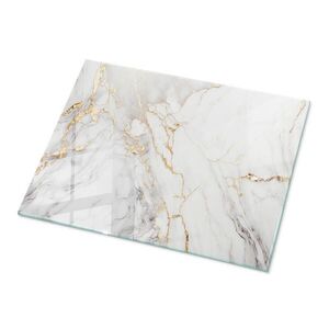 TULUP SKLENENÁ DOSKA 80x60 cm Elegantný mramor so žilami vyobraziť