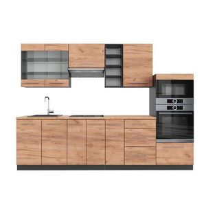 Vicco KUCHYNSKÝ KÚT Fame-Line Goldkraft dub/antracit 280 cm , AP Oak vyobraziť