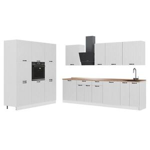 Vicco KUCHYNKA Fame-Line, Biely vidiecky dom/biely, 460 cm, AP Oak vyobraziť