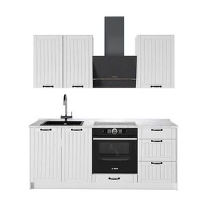 Vicco SAMOSTATNÁ KUCHYŇA Fame-Line, Biely vidiecky dom/biely, 190 cm, AP Marble vyobraziť
