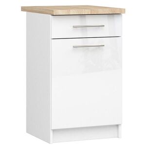 RAUMHIRSCH FURNITURE SPODNÁ SKRÍŇ Biela, Biela lesklá 85/50/46 vyobraziť