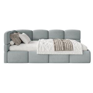 Selsey POSTEĽ PRE MLÁDEŽ Cloudy sivá 120 cm, velúr Easy-Clean vyobraziť