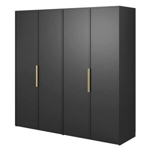 Selsey ŠATNÍKOVÁ SKRIŇA Frame čierna 200 cm vyobraziť