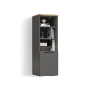 Livinity® UNIVERZÁLNA SKRINKA Piave Anthracite/Sonoma s dverami vyobraziť