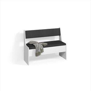 Livinity® JEDÁLEŇ ROHOVÁ LAVICA Tiberio biely 41.5 x 106.6 cm vyobraziť