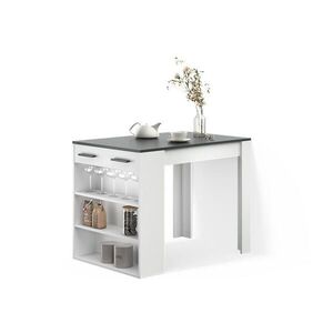 Livinity® JEDÁLENSKÝ STÔL Regusa Antracit/biela 67 x 100 cm vyobraziť