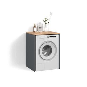 Livinity® SKRINKA NA PRÁČKU Paolina Antracit/zlatý dub 68 x 88.2 cm vyobraziť