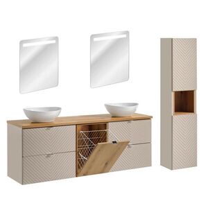 Petits-meubles KÚPEĽŇOVÝ NÁBYTOK 160.4cm Manoa 2-dielna súprava Kašmír vyobraziť