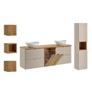 Petits-meubles KÚPEĽŇOVÝ NÁBYTOK 160.4cm Manoa 2-dielna súprava Kašmír vyobraziť