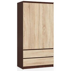RAUMHIRSCH FURNITURE ŠATNÍK tmavohnedý, dub Sonoma 180/90/51 vyobraziť