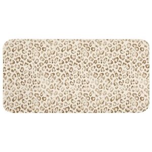 OnlyWow KÚPEĽŇOVÁ PREDLOŽKA Leopard - Classic - Béžová 120x60 cm vyobraziť