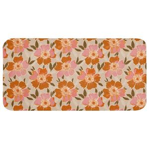 OnlyWow KÚPEĽŇOVÁ PREDLOŽKA Kvety - Motív - Retro 120x60 cm vyobraziť
