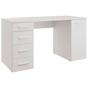 Xora PÍSACÍ STÔL, biela, 138/74/60 cm vyobraziť