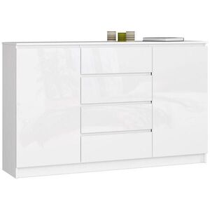 RAUMHIRSCH FURNITURE KOMODA Biela, lesklá biela 99/160/40 vyobraziť