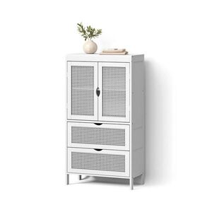 Livinity® MIDI SKRINKA Mincio, biely, 60 x 110 cm s 2 zásuvkami a 2 dvierkami vyobraziť