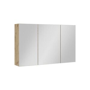 Vicco KÚPEĽŇOVÁ ZRKADLOVÁ SKRINKA Lavia, Remeselný dub, 100 x 60.2 cm vyobraziť