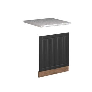 Vicco PREDNÝ PANEL Fame-Line, Tmavo-sivá/Dub Goldkraft, 60 cm, AP Marble vyobraziť