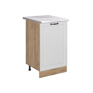 Vicco KUCHYNSKÁ SPODNÁ SKRINKA R-Line, Biely vidiecky dom/Dub Goldkraft, 50 cm Marmori työtaso vyobraziť