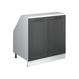 Vicco ŠIKMÁ SKRIŇA Rion Antracitový vidiecky dom 80 x 81.6 cm s 2 dverami, korpus skrine hĺbka 60 cm vyobraziť