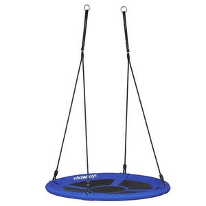 Relaxdays HOJDAČKA tmavomodrá hniezdová okrúhla 90 cm vyobraziť