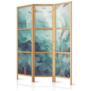 Muralo PARAVÁN Japonský 3-dielny 135x172 cm Ryby v Mori vyobraziť