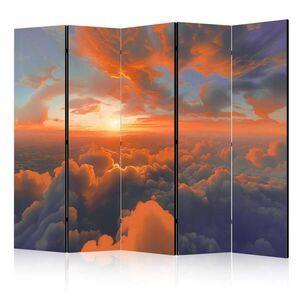 Muralo PARAVÁN Akustický 5-dielny 225x172 cm Západ Slnka a Oblaky vyobraziť