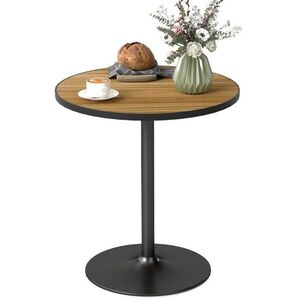 Redom JEDÁLENSKÝ stôl Ø70/76 cm okrúhly, kompaktný s dubovým dekorom a stabilnou podstavou, Dub vyobraziť