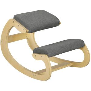 OKWISH ERGONOMICKÁ kľakačka 85/54, 5/54 cm sivá hojdacia z dreva na podporu držania tela vyobraziť