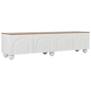 Urban Meuble TV-STOLIK 180 cm in biely & dub-Optik vyobraziť