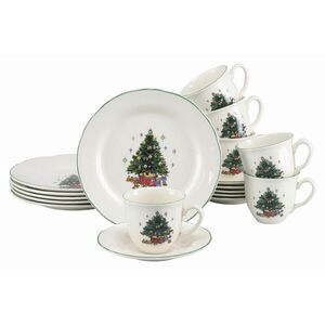 Creatable KÁVOVÝ SERVIS Tannenbaum bunt 18-dielne vyobraziť