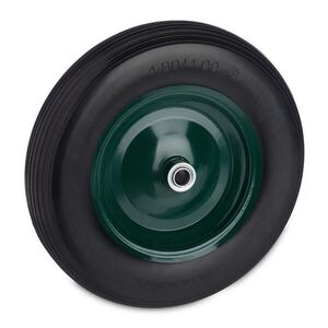 Relaxdays KOLESO Zelené na fúrik plná guma bez duše 4, 00-8 vyobraziť