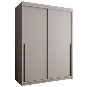 Home Collective ŠATNÍ SKŘÍŇ S POSUVNÝMI DVEŘMI 150 cm šířka, kašmírová s černým úchytem vyobraziť