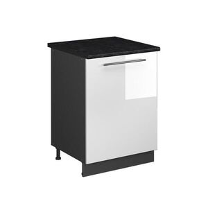 Vicco SPODNÁ SKRINKA POD DREZ Fame-Line, Biely vysoký lesk/antracitová, 60 cm vyobraziť