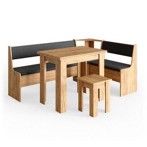 Vicco ROHOVÁ LAVICOVÁ SKUPINA Roman Dub Goldkraft 136.6 x 60 cm so stolom vyobraziť