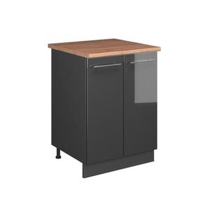 Vicco SPODNÁ SKRINKA POD DREZ Fame-Line, Antracit vysoký lesk/antracitová, 60 cm vyobraziť