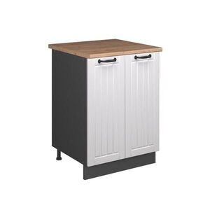 Vicco SPODNÁ SKRINKA POD DREZ Fame-Line, Biely vidiecky dom/antracitová, 60 cm vyobraziť