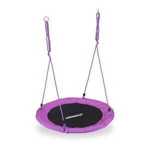 Relaxdays HOJDAČKA hniezdová Fialová nastaviteľná výška 110 cm vyobraziť