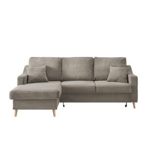 P & B ROHOVÁ SEDAČKA, textil, sivohnedá vyobraziť
