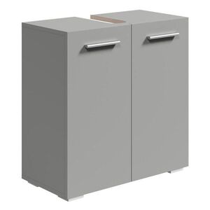 Badplaats SKRINKA POD UMÝVADLO Jupiter 2 dvere sivá mat - 60 x 30 x 60 cm vyobraziť