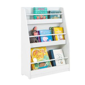 SoBuy REGÁL pre deti s tromi policami Biela 58x18x81cm Minimalistický vyobraziť