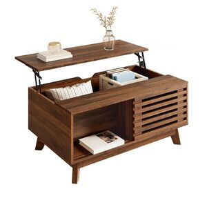 Flora Grace KONFERENČNÝ stolík s výklopnou doskou 90/55 cm MDF v dekore orecha vyobraziť