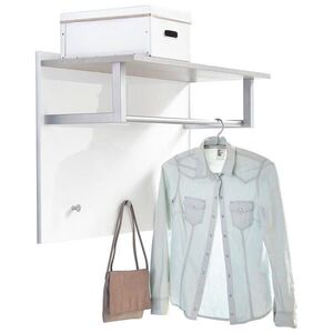 Carryhome VEŠIAKOVÝ PANEL, sivá, biela, 90/60/35 cm vyobraziť
