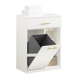 SoBuy MOBILNÉ bagno basso s jednou zásuvkou Biela 66x37x95cm Moderný vyobraziť