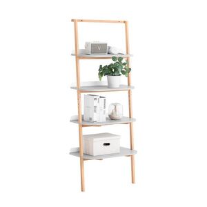 SoBuy REGÁL LIBRERIA SCAFFALE 4 police 65x39x170cm Severský vyobraziť