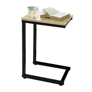 SoBuy ODKLADACÍ stolík svetlý dub 40x30x60cm Priemyselný vyobraziť