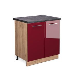 Vicco SPODNÁ SKRINKA POD DREZ Fame-Line Bordeaux vysoký lesk 80 cm , AP Antracit vyobraziť